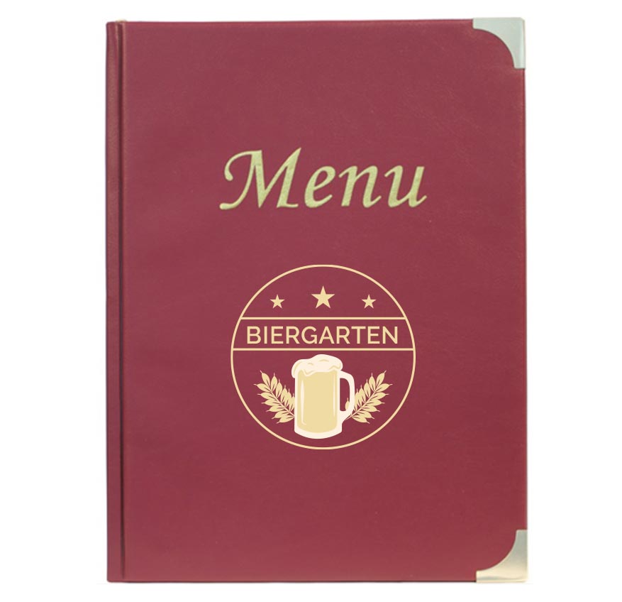 A4 Wine Menu Holder - 8 Pages
