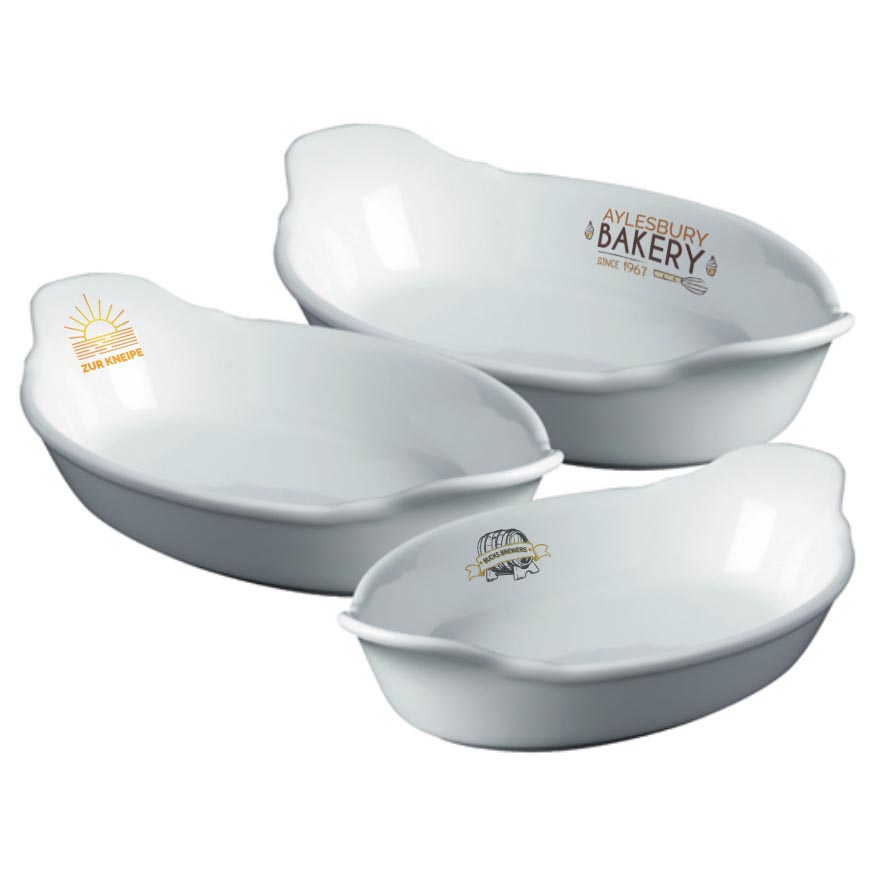 Ceramic Oval Eared Dishes