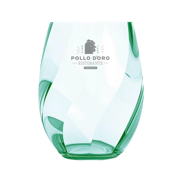 Arpege Green Hiball Glass (360ml/12.25oz)