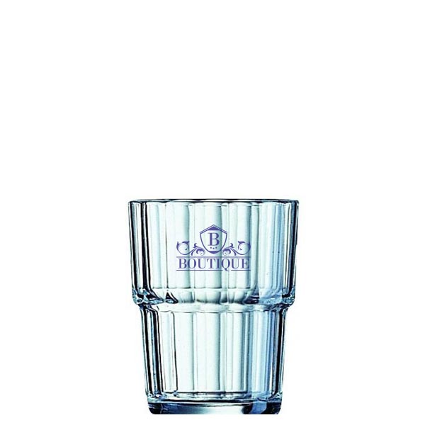 Norvege Stacking Tumbler Drinks Glass (160ml/5.5oz)
