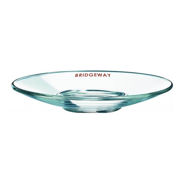 Voluto Round Glass Saucer (12cm)
