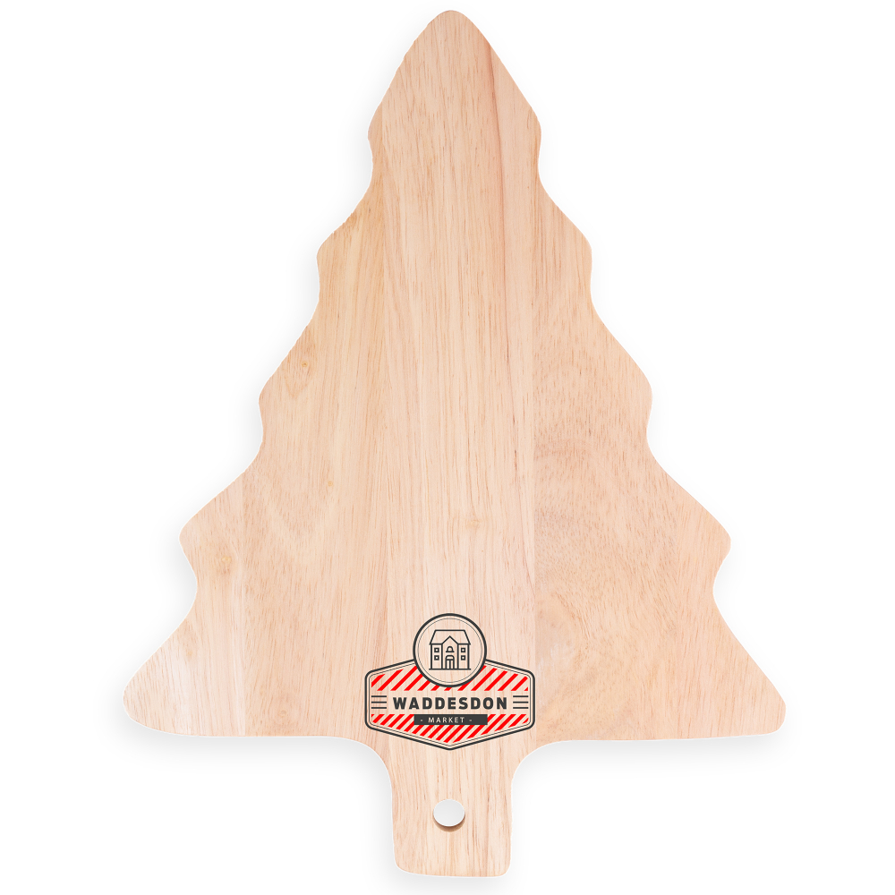 Tree Shape Wooden Chopping Board (30x23cm)