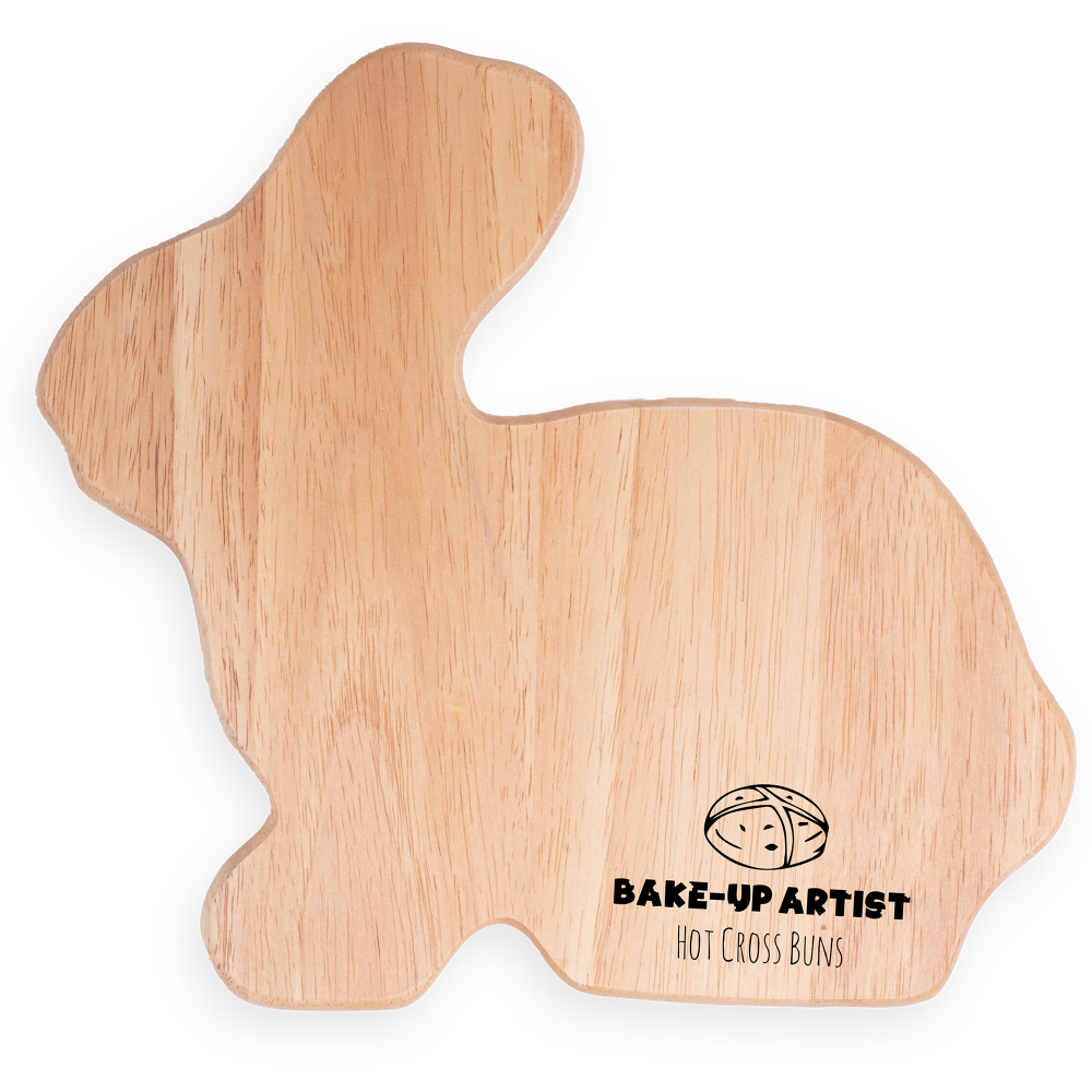 Rabbit Shape Wooden Chopping Board (22.5x25cm)