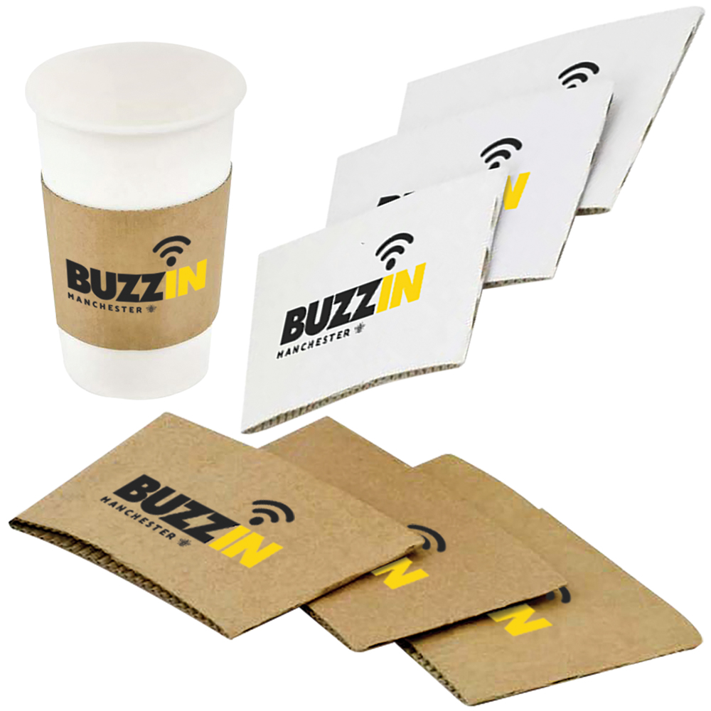 Solid Paper Cup Sleeve   (8-10oz/240-300ml)