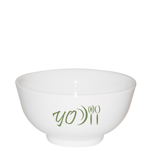 Ceramic Chinese Rice Bowl - Footed (11cm)
