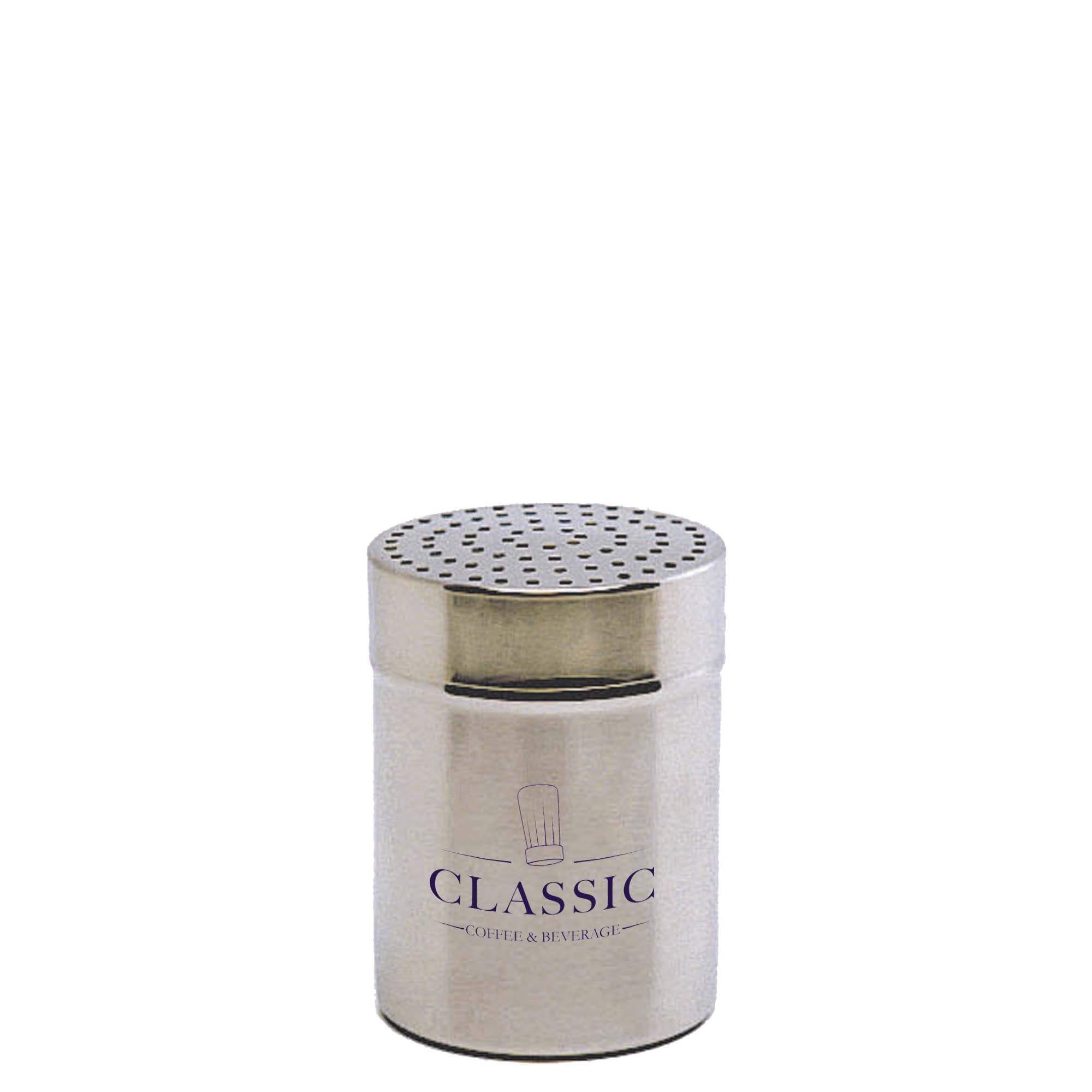 Stainless Steel Shaker Small 2mm Hole (Plastic Cap) (9.5cm)