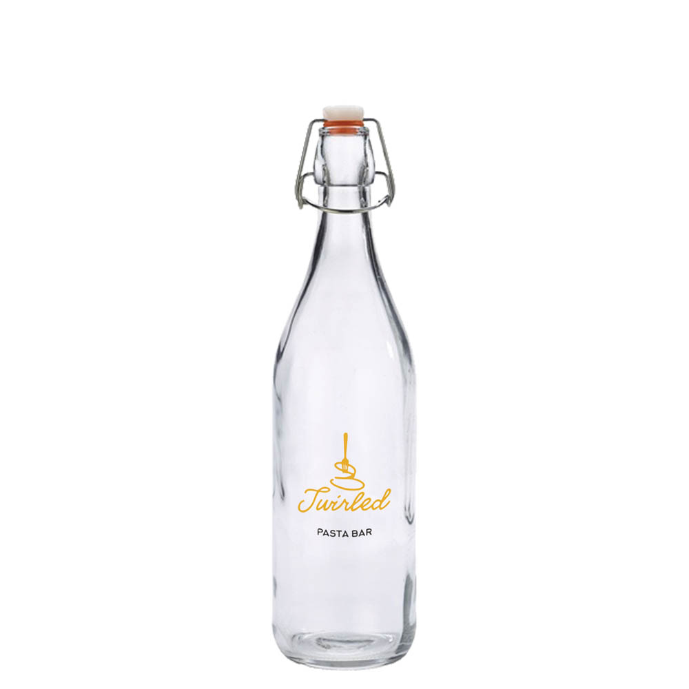 Glass Swing Top Bottle (1 Litre/35oz)