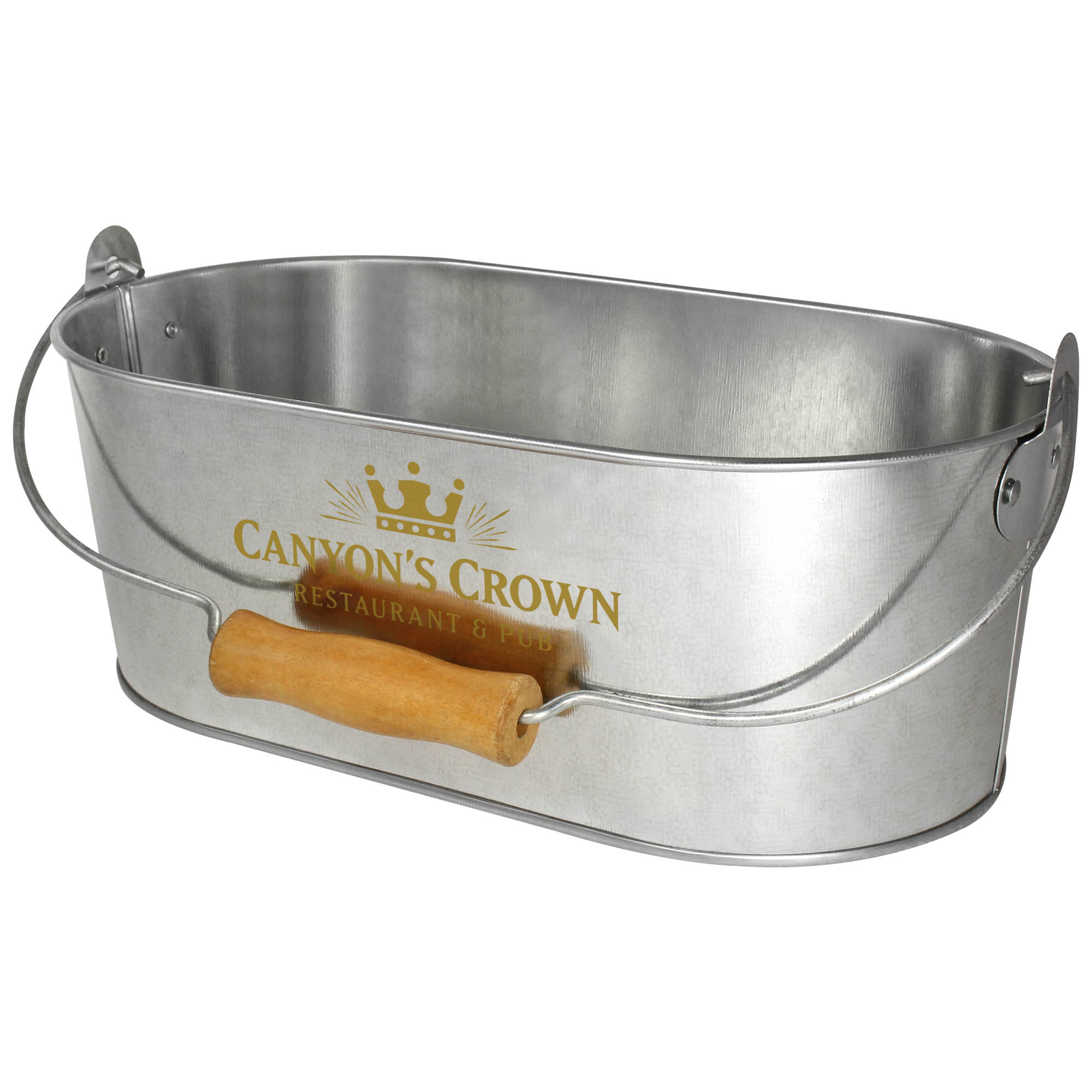 Stainless Steel Oval Caddy