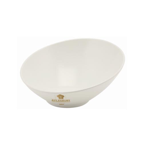 White Melamine Slanted Bowl (30X29X13cm)