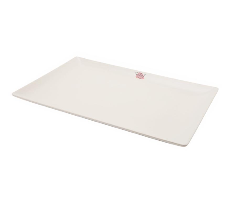White Luna Rectangular Plate (30x20cm)