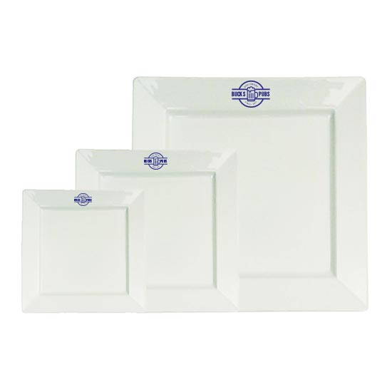 Plastic square plates sale