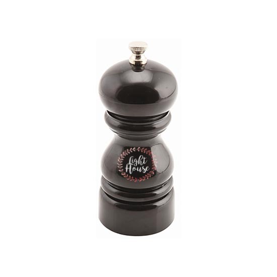 Black Salt Or Pepper Grinder (12.7cm)