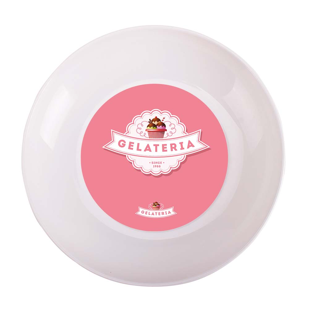 Reusable Plastic Dessert Plate (21cm)