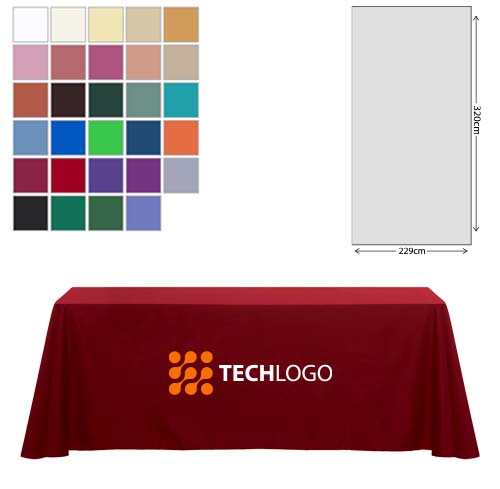 Premium Fabric Tablecloth - 229x320cm (6ft Table - Full Drop)