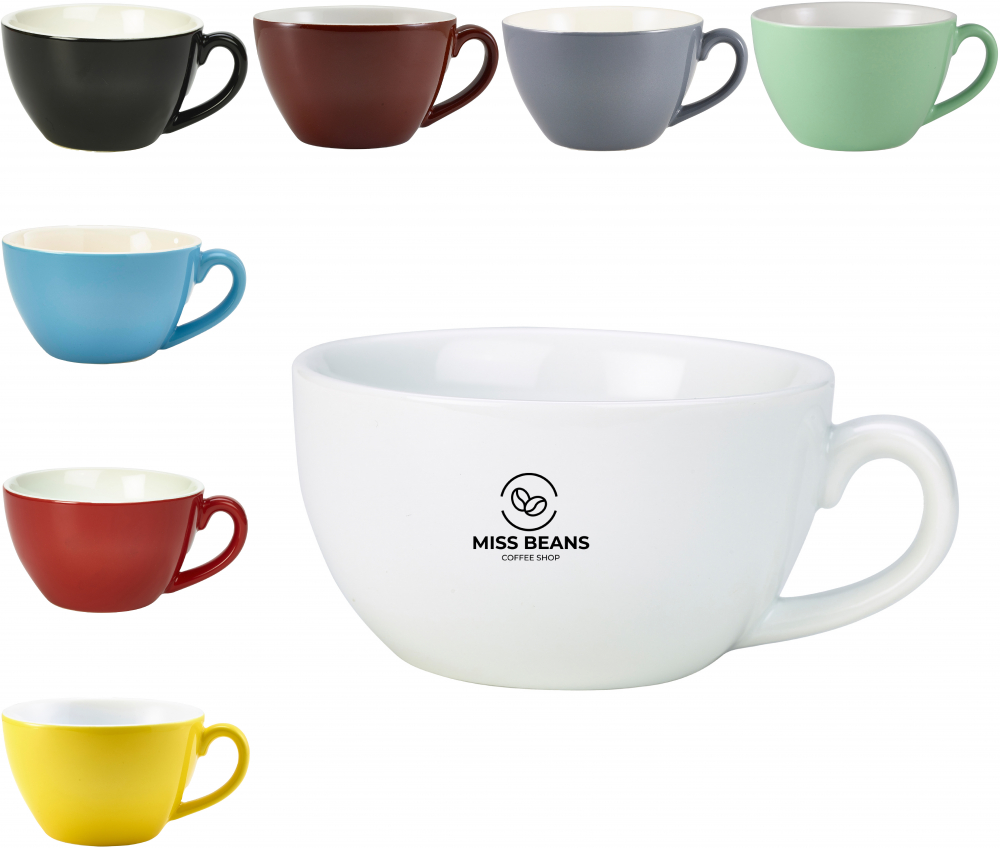 Porcelain Bowl Shaped Cup (340ml) - Fits Saucer C6614