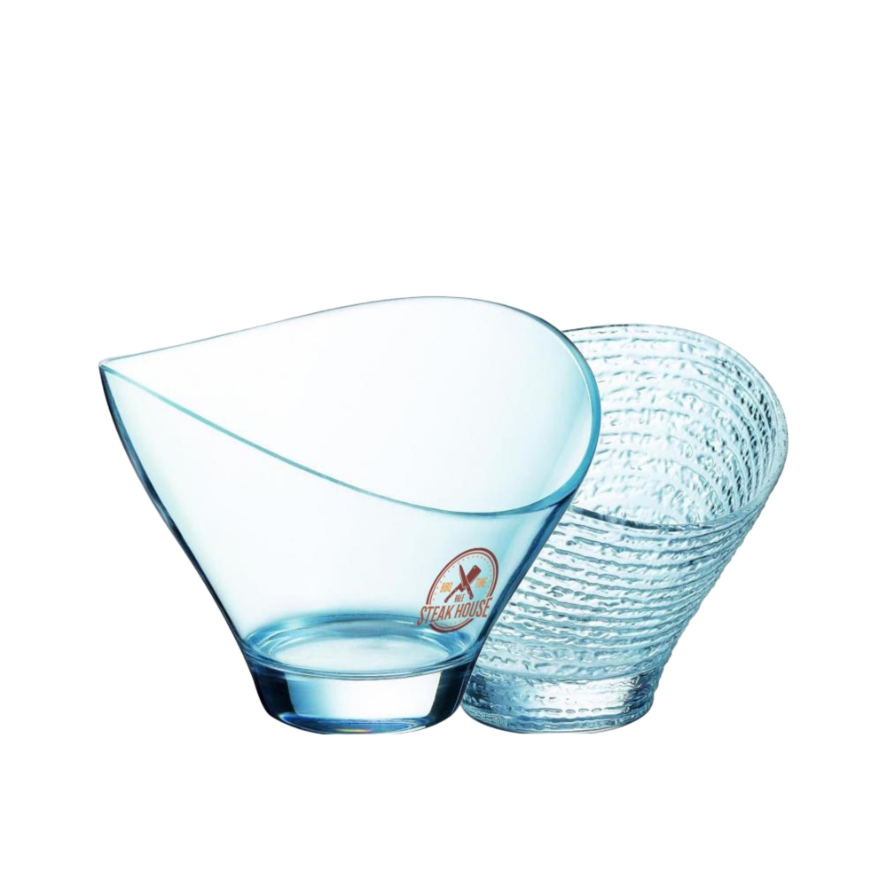 Jazzed Glass Dessert Bowls