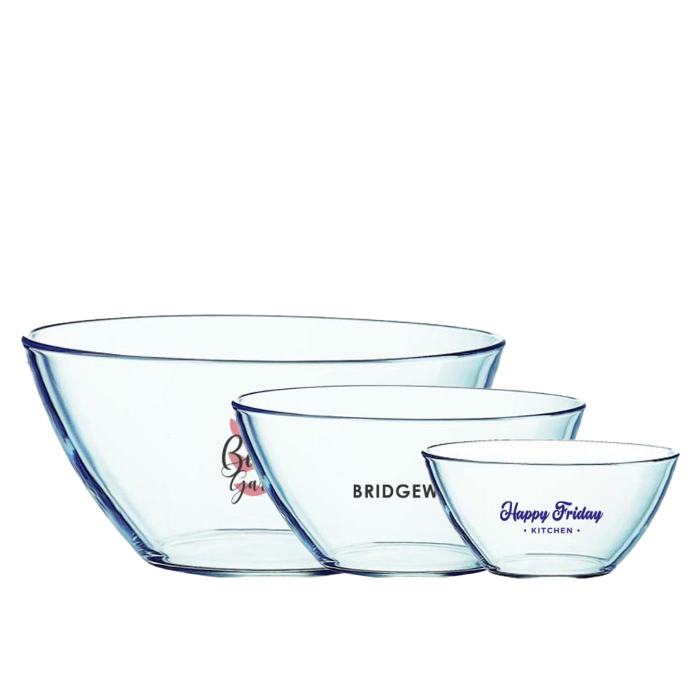 Cosmos Glass Serving Bowls