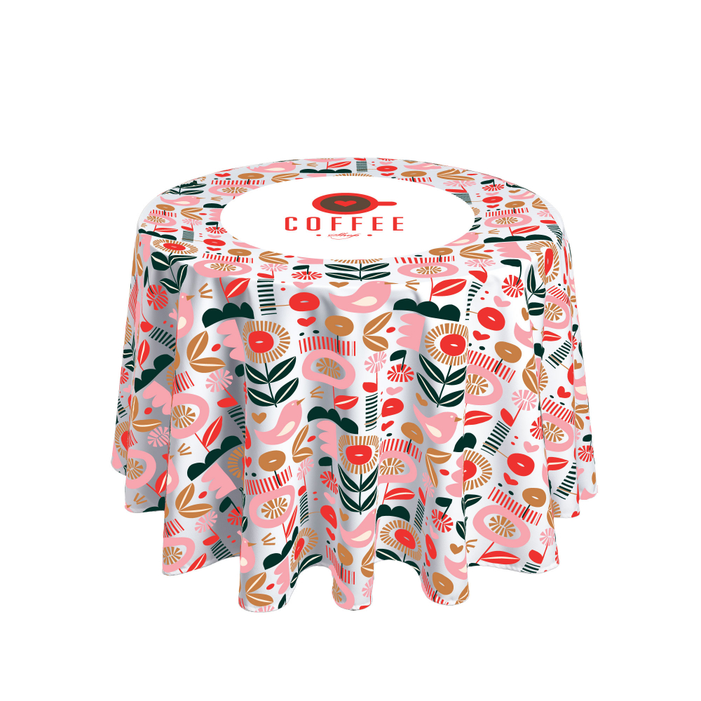 Full Coverage Tablecloth (140cm Round)