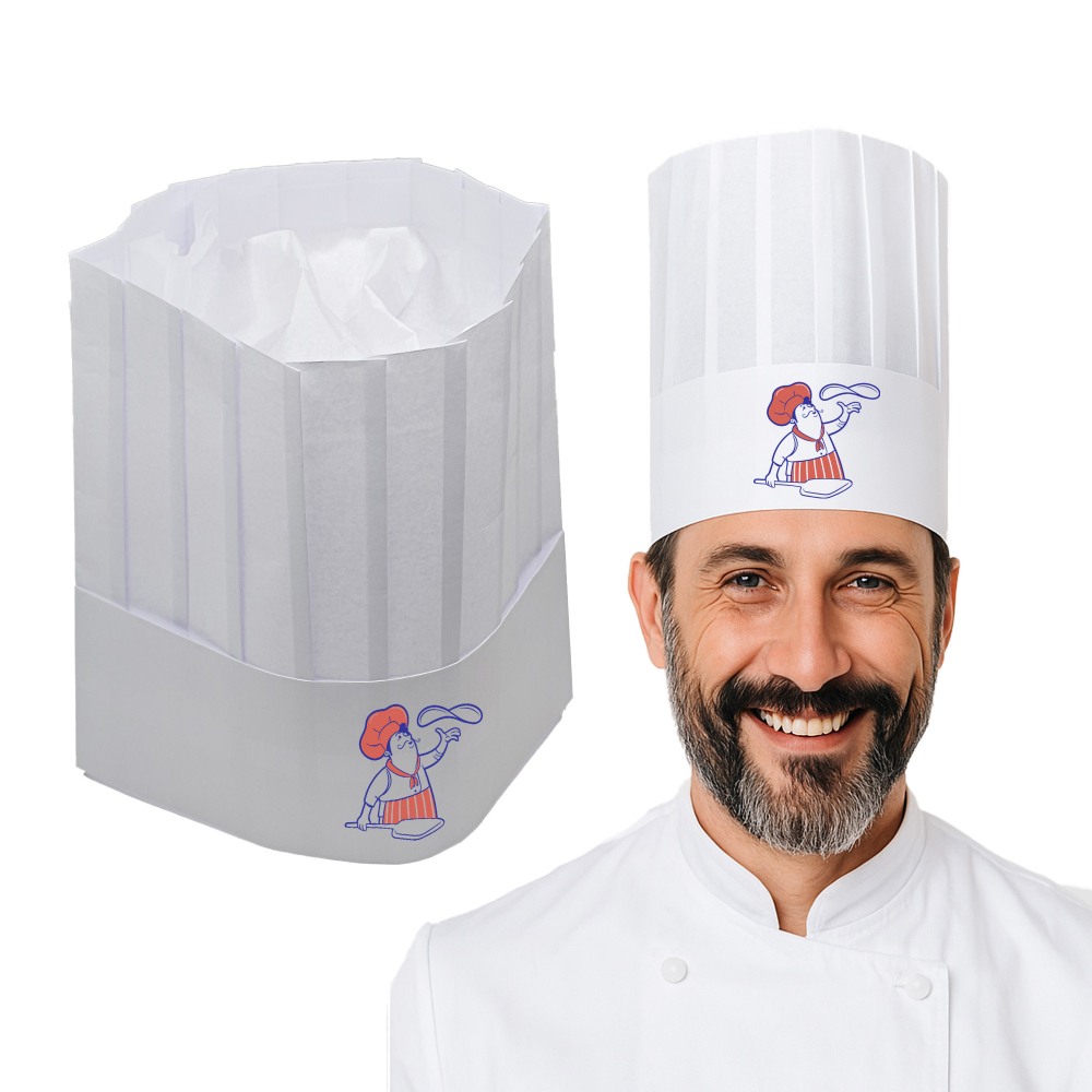 Paper Chef Hat Adjustable 9"