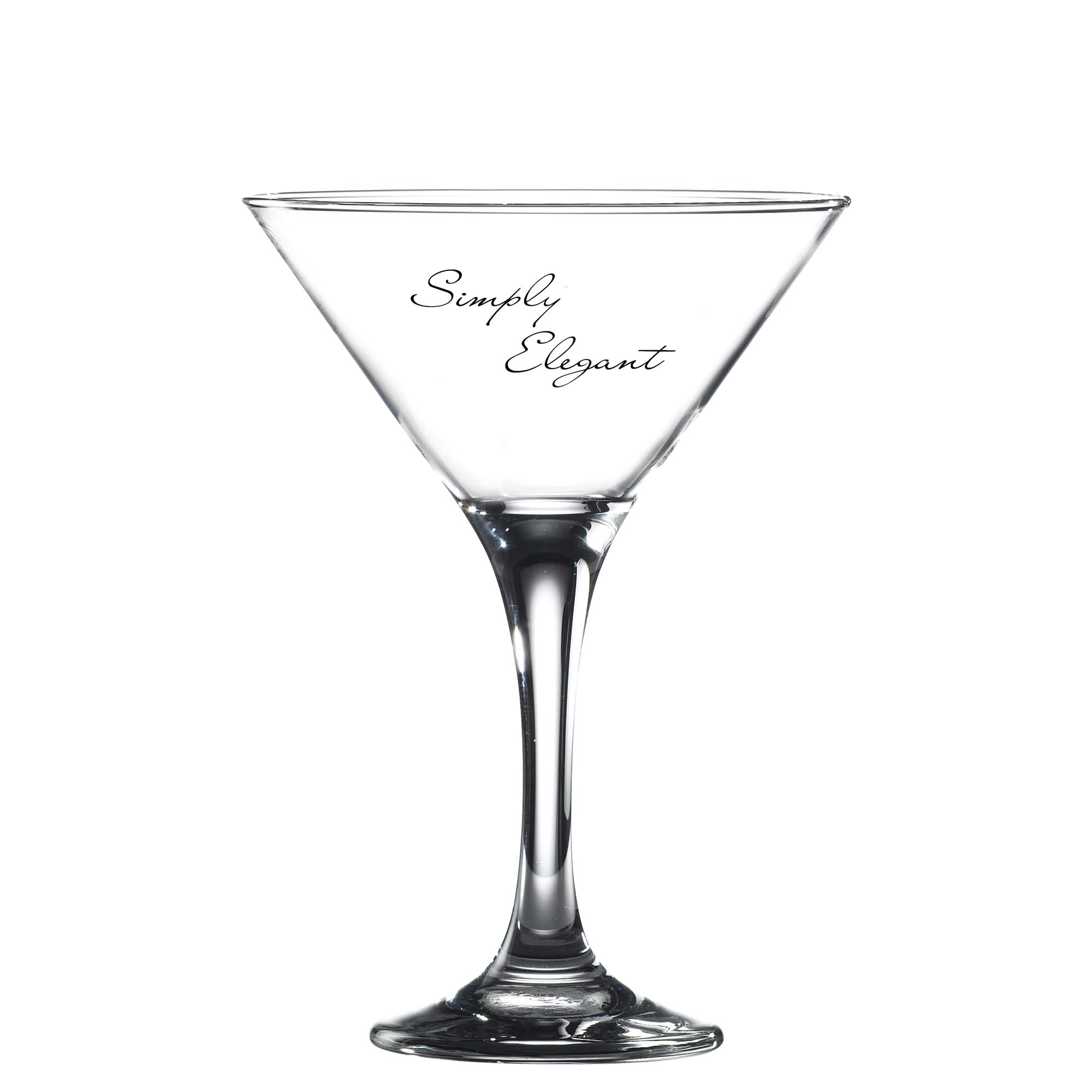 Set Of 2 Professional Quality Large Martini Glasses - 260ml / 9.1oz - Netherlands