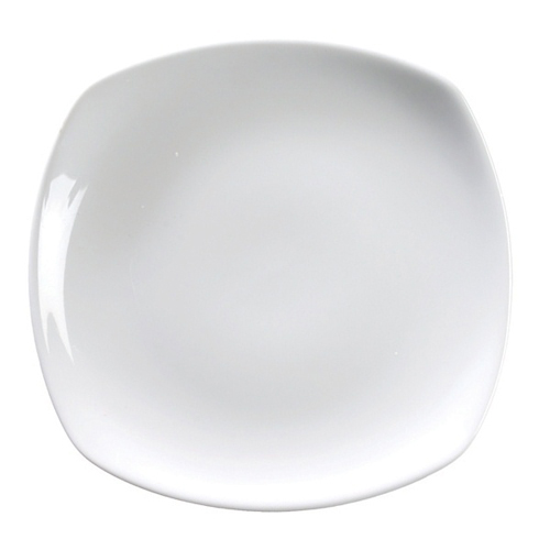 Ceramic Round Edged Square Plate (17cm)