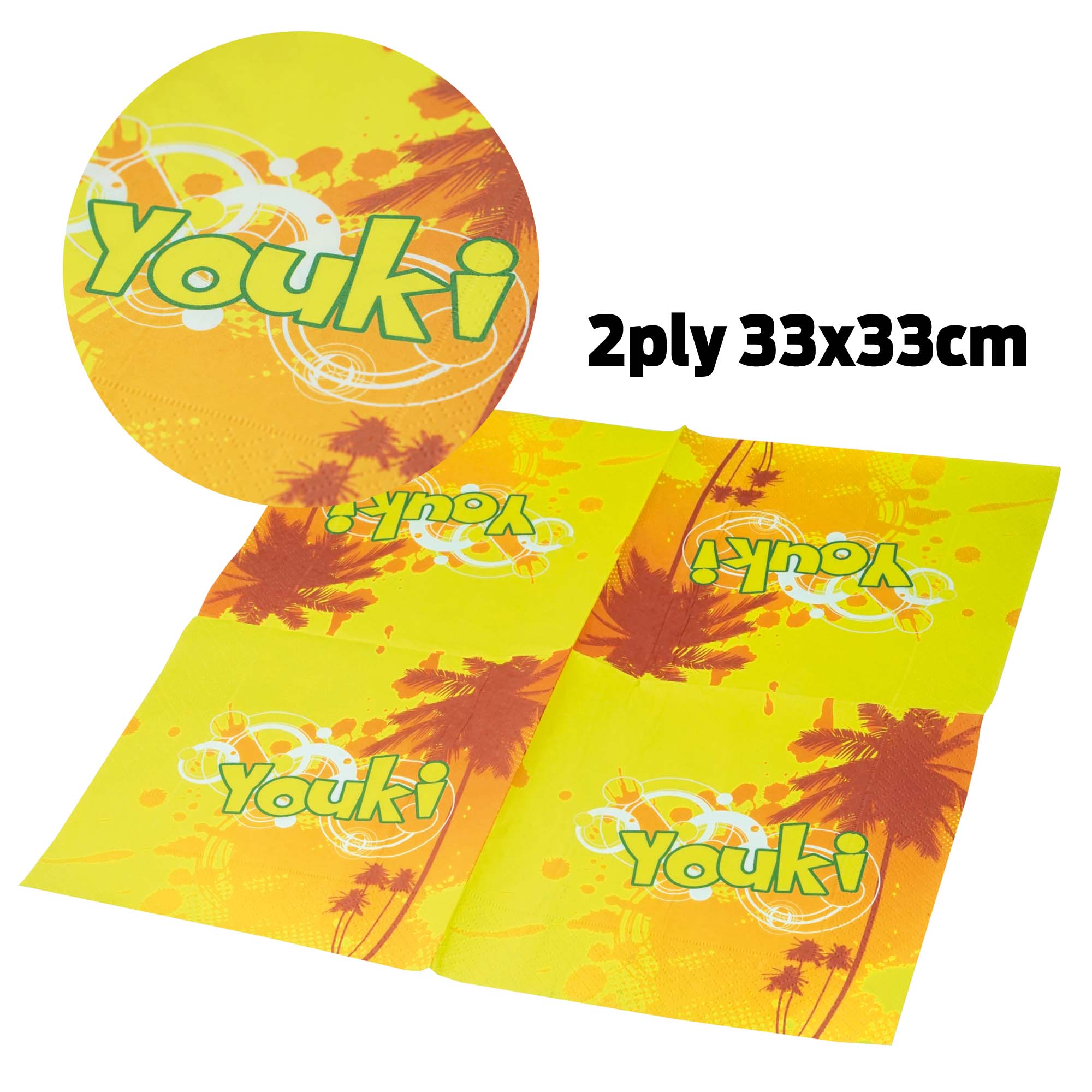 Full Coverage Paper Napkin 2Ply (33X33cm)