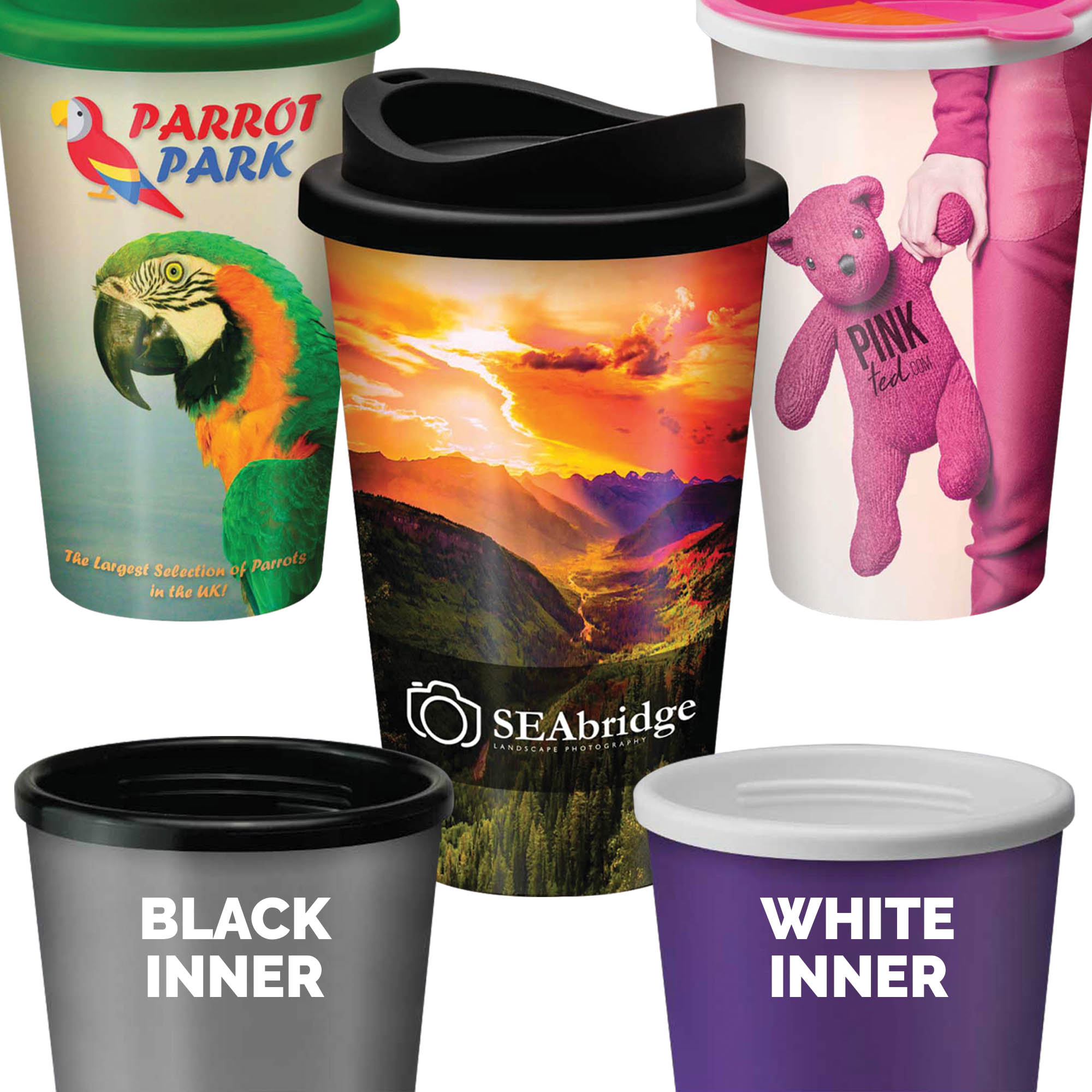 Reuse Takeaway Cups 250ml 350ml Promo Catering