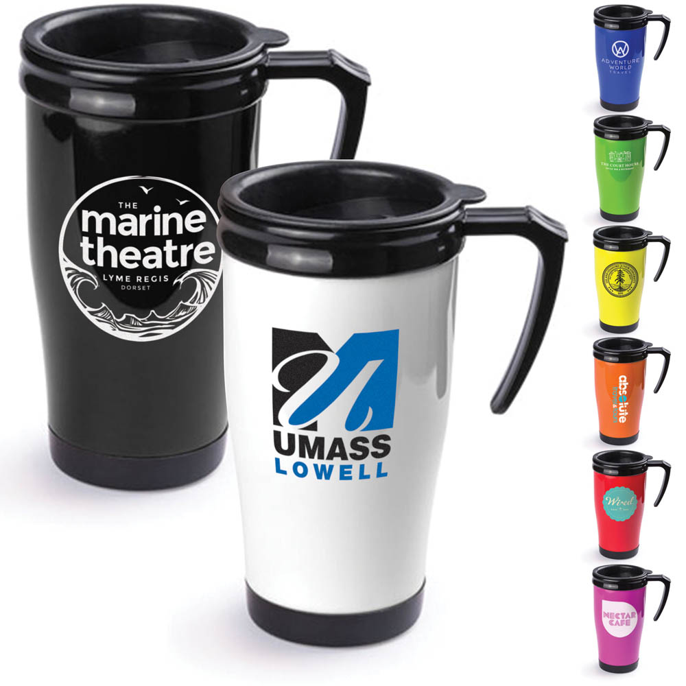 Cork Double Wall Travel Mug 450ml Promo Catering