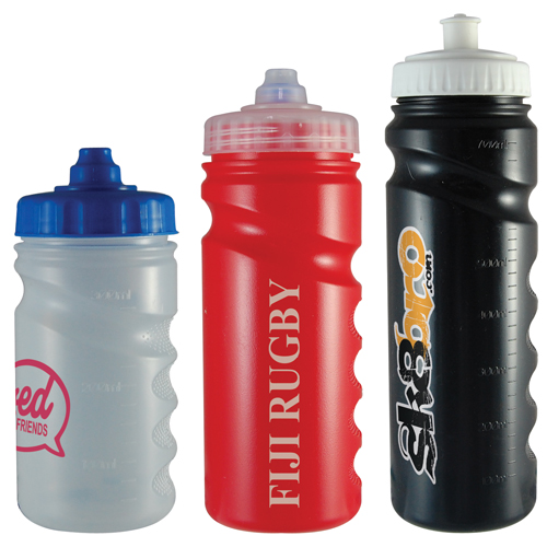 Plastic Sports Bottles (Finger Grip)