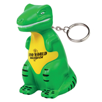 custom stress dinosaur keyring